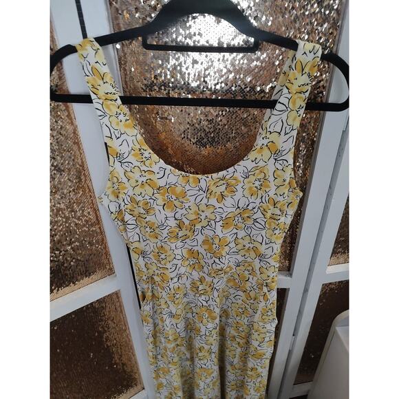 Pact Yellow Floral Midi Dress - Picture 5 of 15